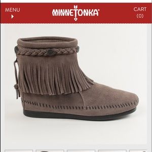Minnetonka fringe booties